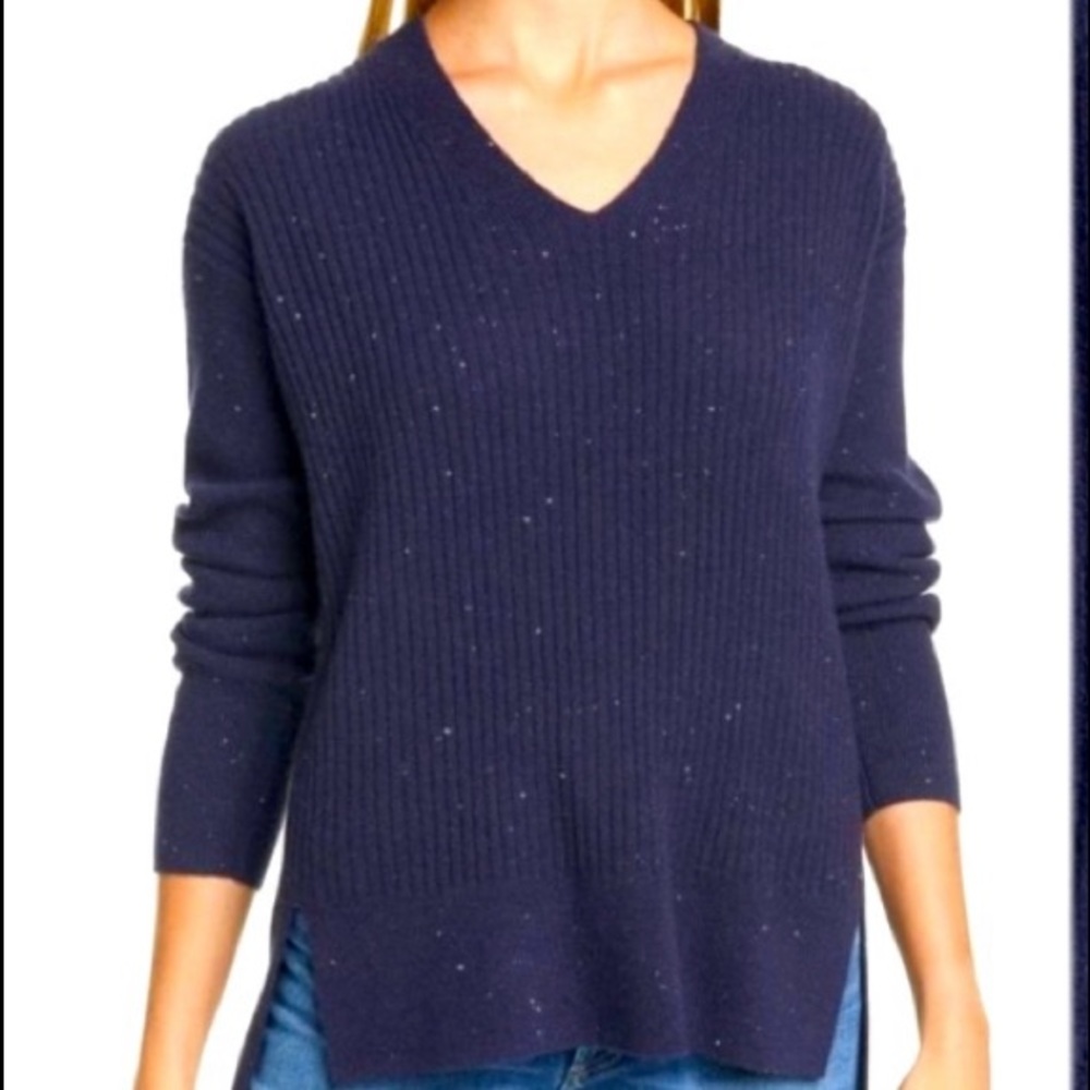 Nordstrom Signature 100%‎ Cashmere Pullover, Size Small NWT